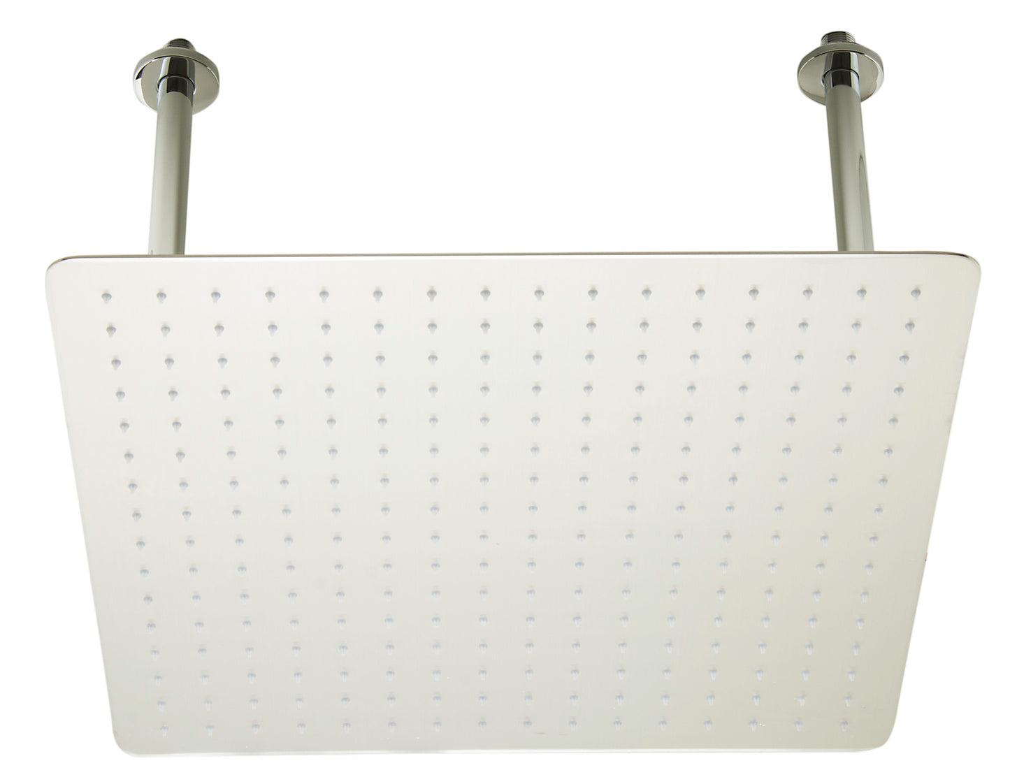 ALFI brand 20" Square Brushed Solid Stainless Steel Ultra Thin Rain Shower Head