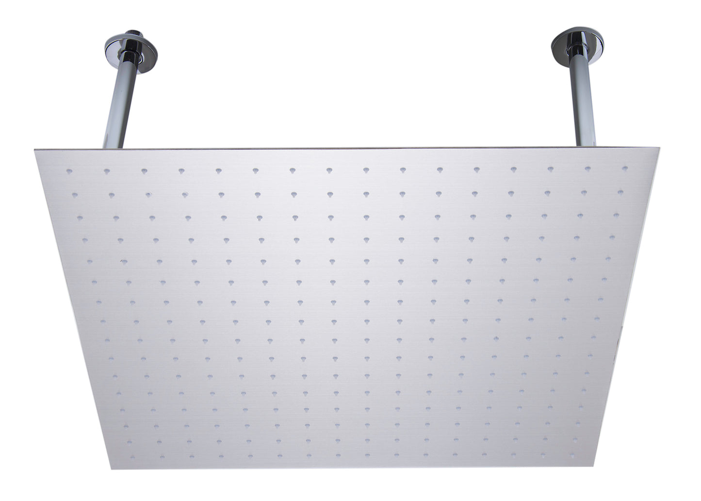 ALFI brand 24" Square Brushed Solid Stainless Steel Ultra Thin Rain Shower Head