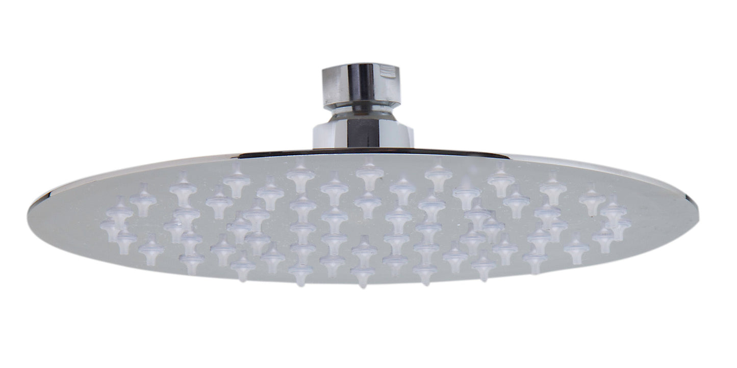 ALFI brand Solid Polished Stainless Steel 8" Round Ultra Thin Rain Shower Head