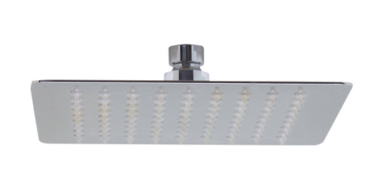ALFI brand Solid Polished Stainless Steel 8" Square Ultra Thin Rain Shower Head
