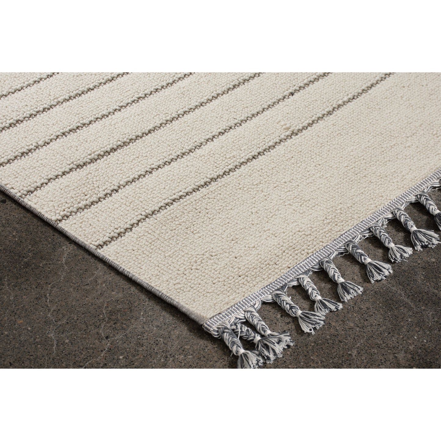 Ambrose Rectangle Ivory/Grey Indoor Rug 9'84" X 13'12" Ft