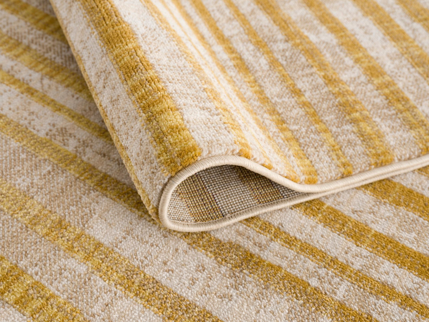 Ramilia-Variated Wawes-Ls11842-Golden-7.10 X 10.4 Area Rug