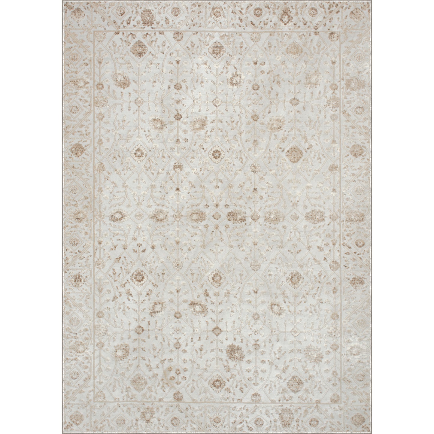 Ariella Rectangle Brown Indoor Rug 7'87" X 10'17" Ft