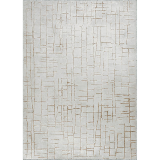 Ariella Rectangle Grey/Beige Indoor Rug 3'28" X 4'92" Ft
