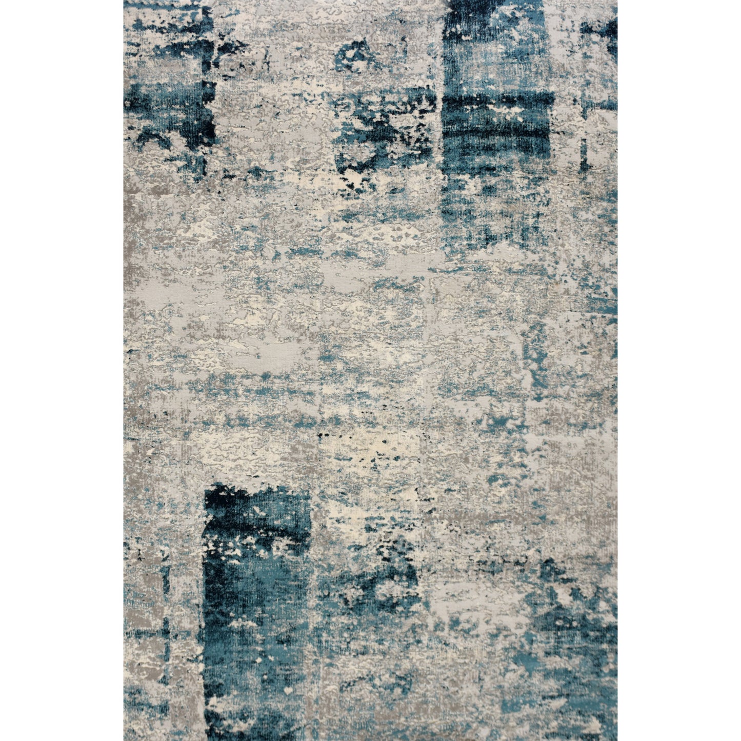 Ariella Rectangle Blue & Grey Indoor Rug 2'6 X 10'
