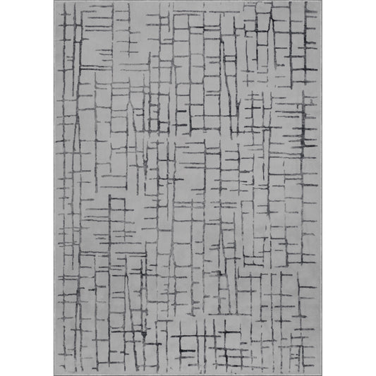 Ariella Rectangle Grey/Blue Indoor Rug 2'6" X 10 Ft