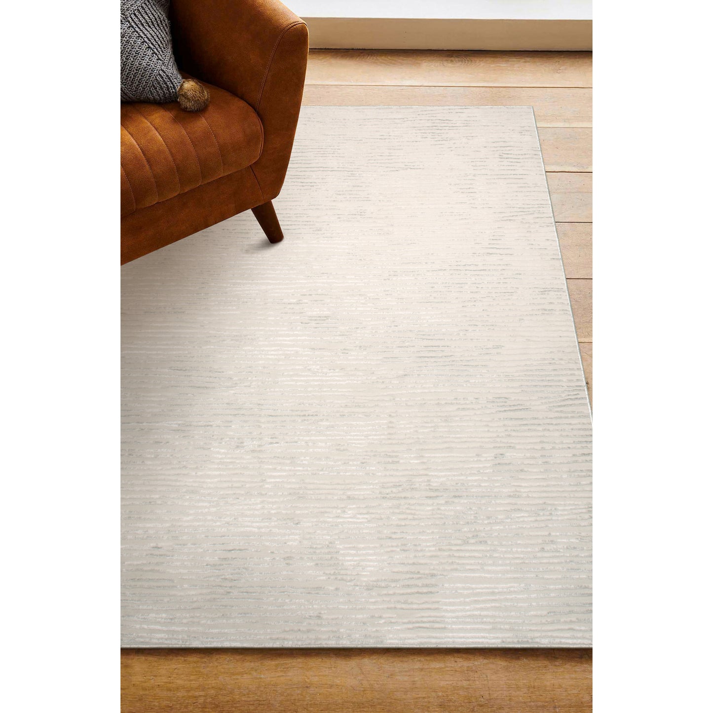 Camila Rectangle Off-White Indoor Rug 5'25" X 7'21" Ft