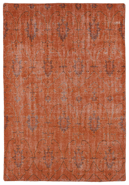 Kaleen Restoration Collection Dark Pumpkin Area Rug 5'6" x 8'6"