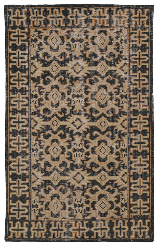 Kaleen Restoration Collection Dark Chocolate MilkChocolate Area Rug 5'6" x 8'6"