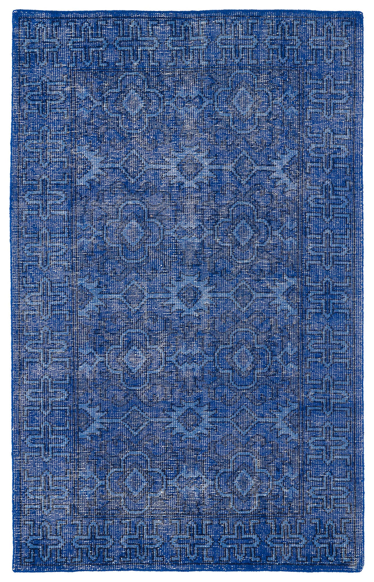 Kaleen Restoration Collection RES04-17 Blue Throw Rug 2' x 3'