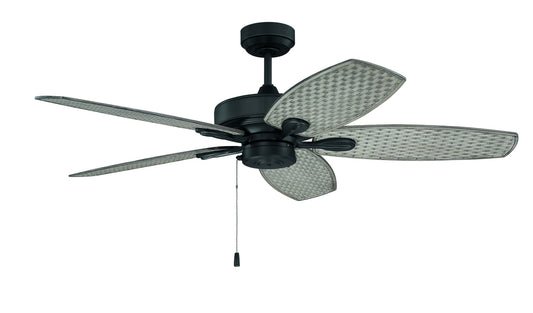 52" Retreat Ceiling Fan in Flat Black