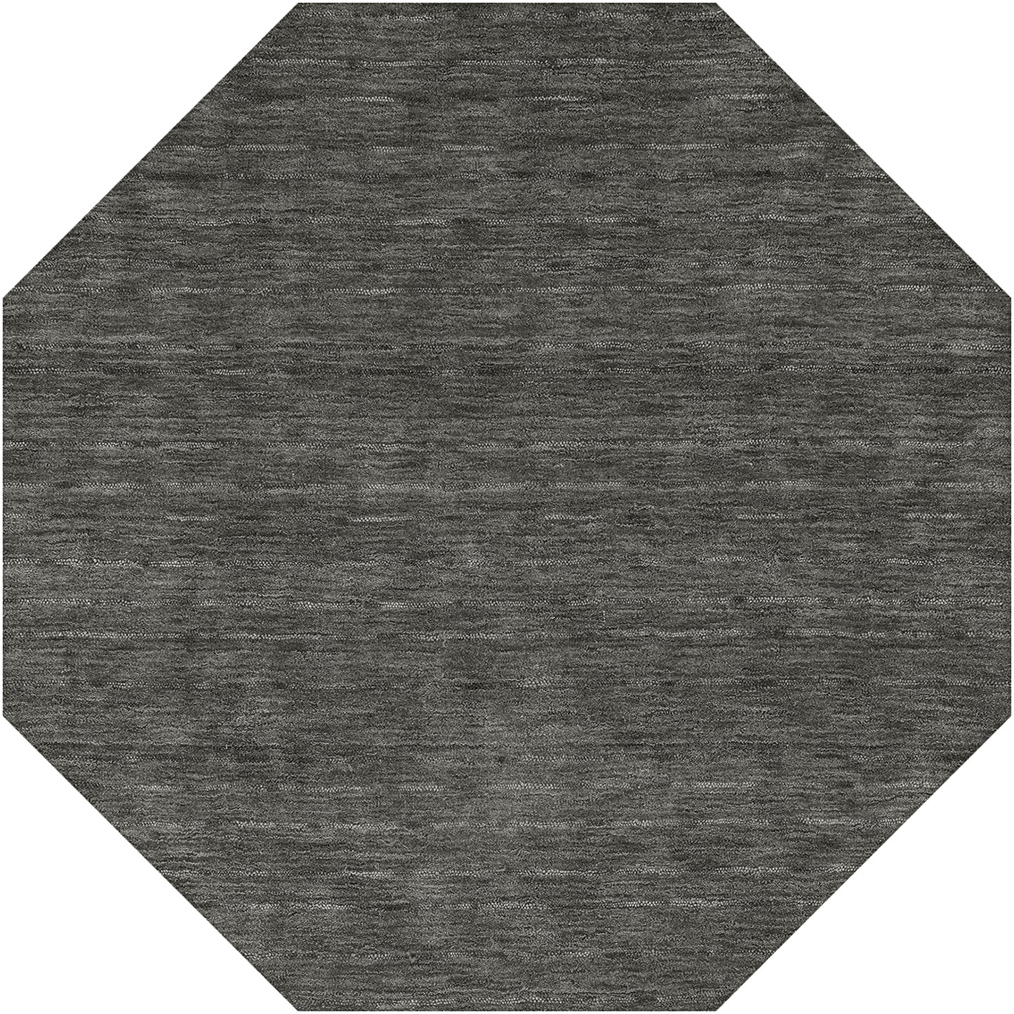 Rafia RF100 Charcoal 4' x 4' Octagon Rug
