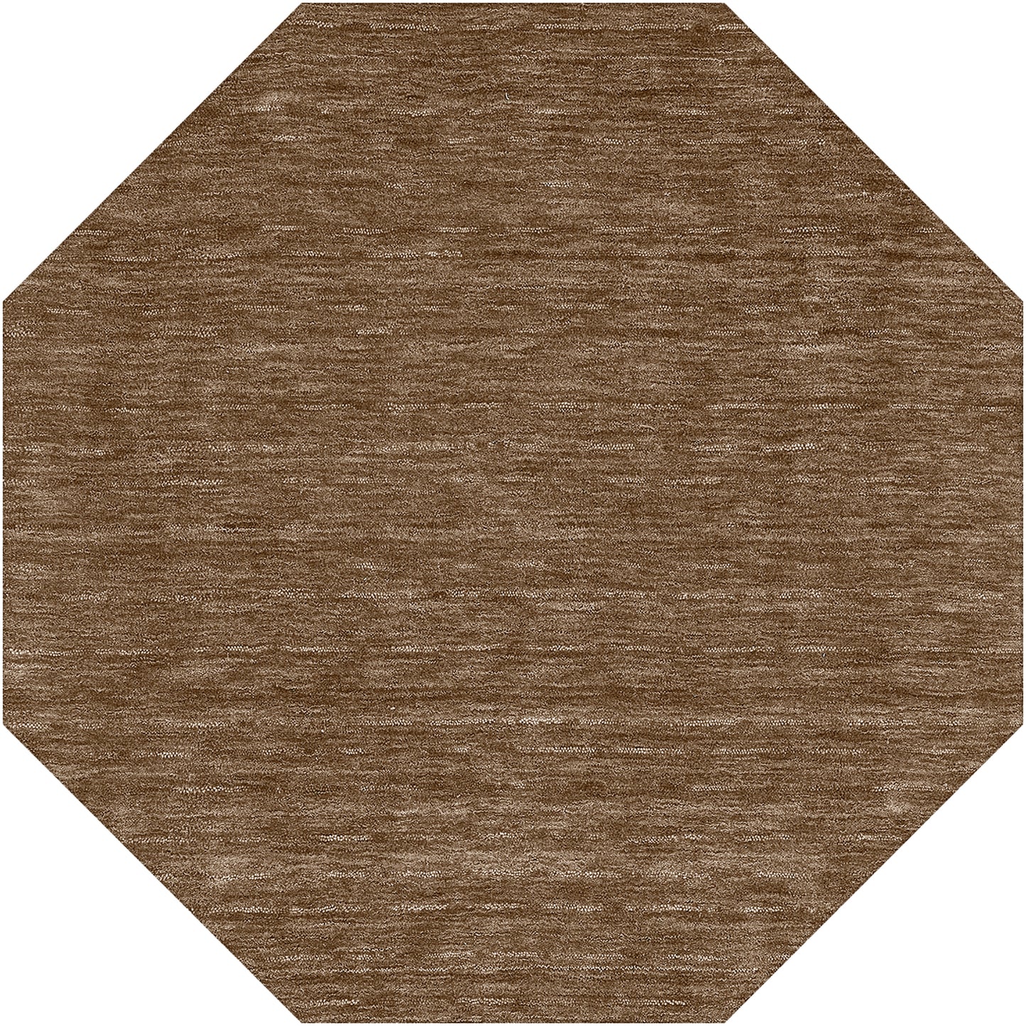 Rafia RF100 Chocolate 4' x 4' Octagon Rug