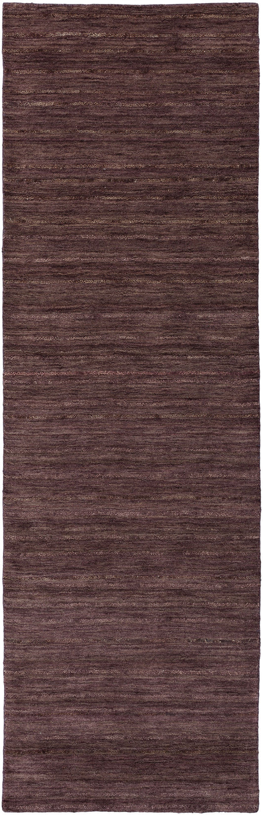 Rafia RF100 Plum 2'6" x 10' Runner Rug