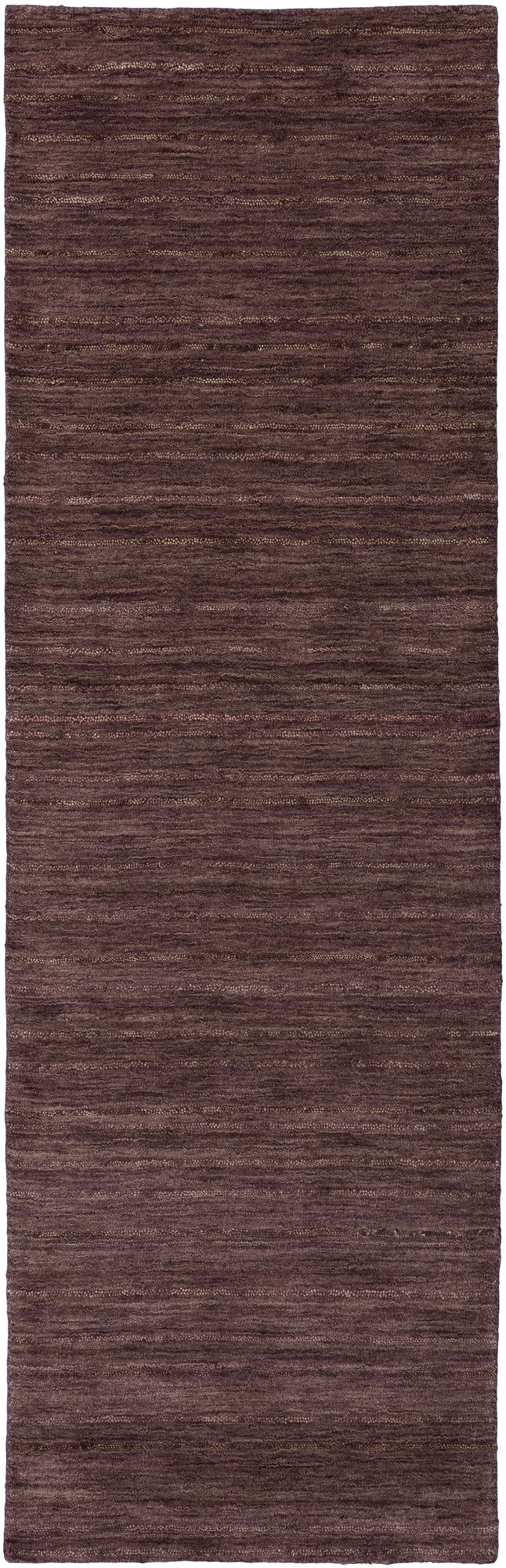 Rafia RF100 Plum 2'6" x 12' Runner Rug