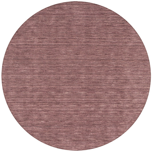 Rafia RF100 Plum 8' x 8' Round Rug