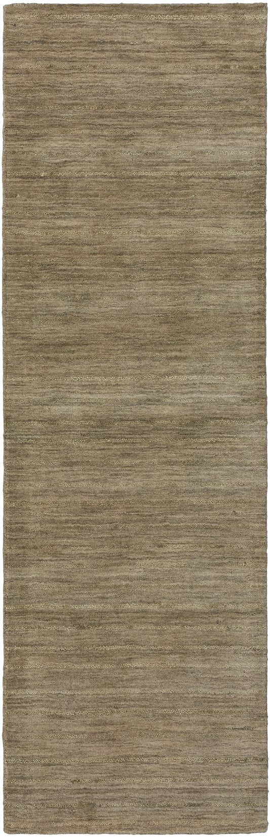 Rafia RF100 Taupe 2'6" x 12' Runner Rug