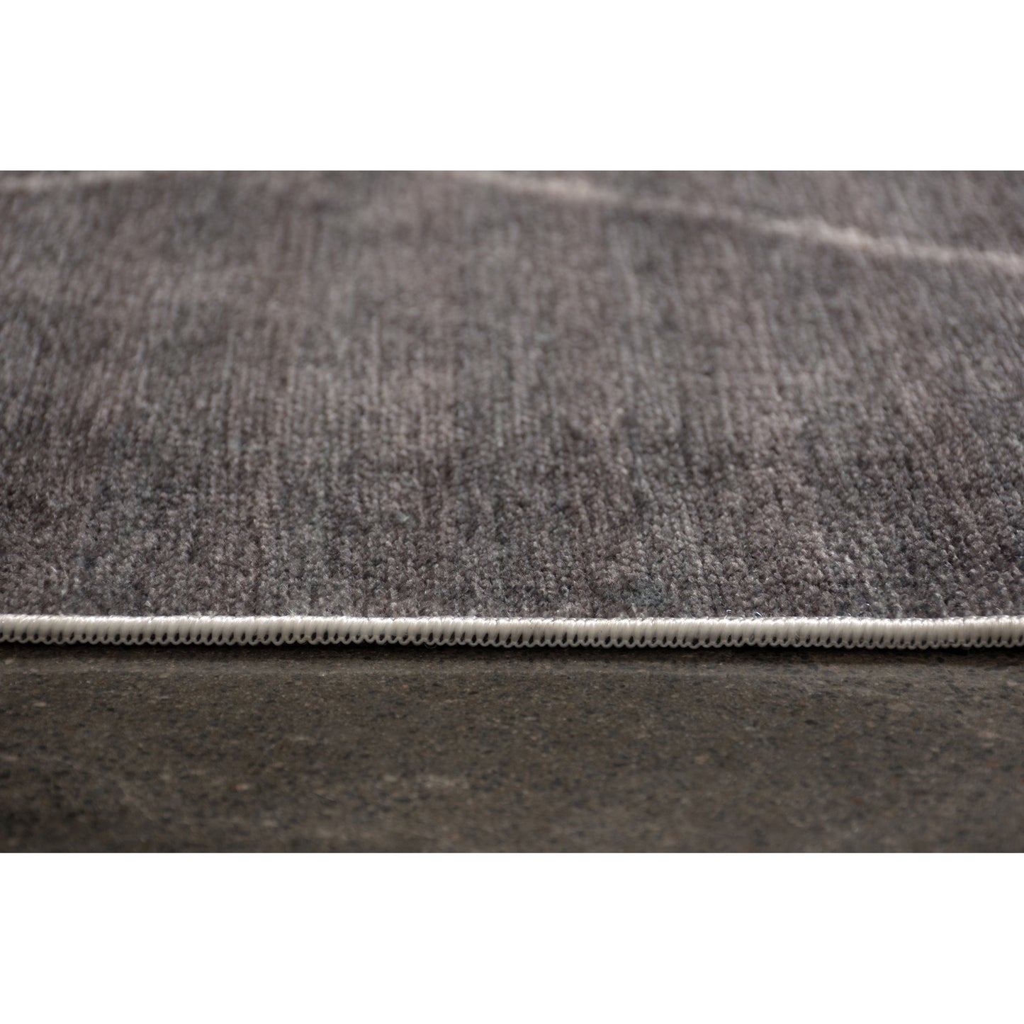 Fallon Rectangle Grey/ Ivory Indoor Rug 2'6" X 10 Ft