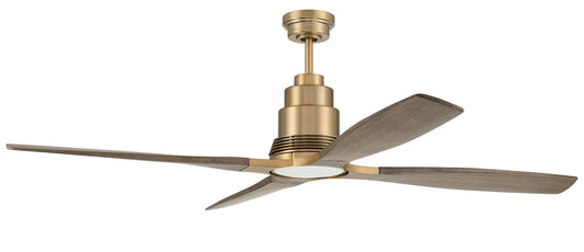 60" Ricasso Ceiling Fan in Satin Brass