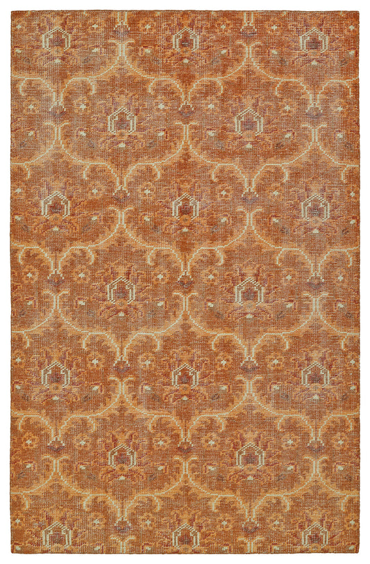 Kaleen Relic Collection Parika Pumpkin Area Rug 8' x 10'