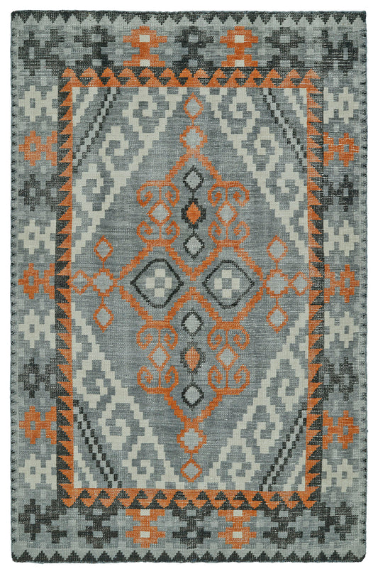 Kaleen Relic Collection Bright Grey Area Rug 8' x 10'