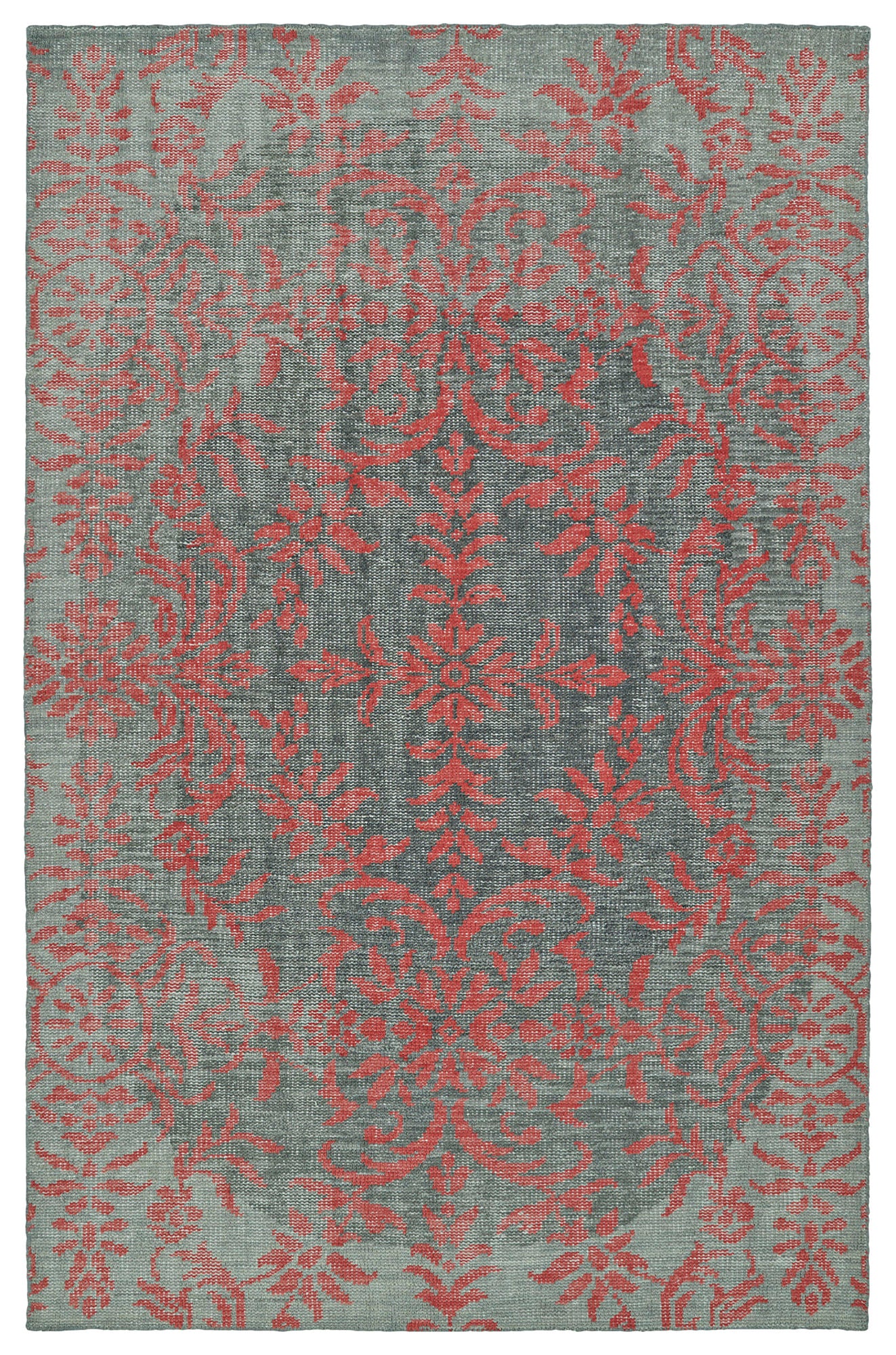 Kaleen Relic Collection Light Pink Throw Rug 2' x 3'