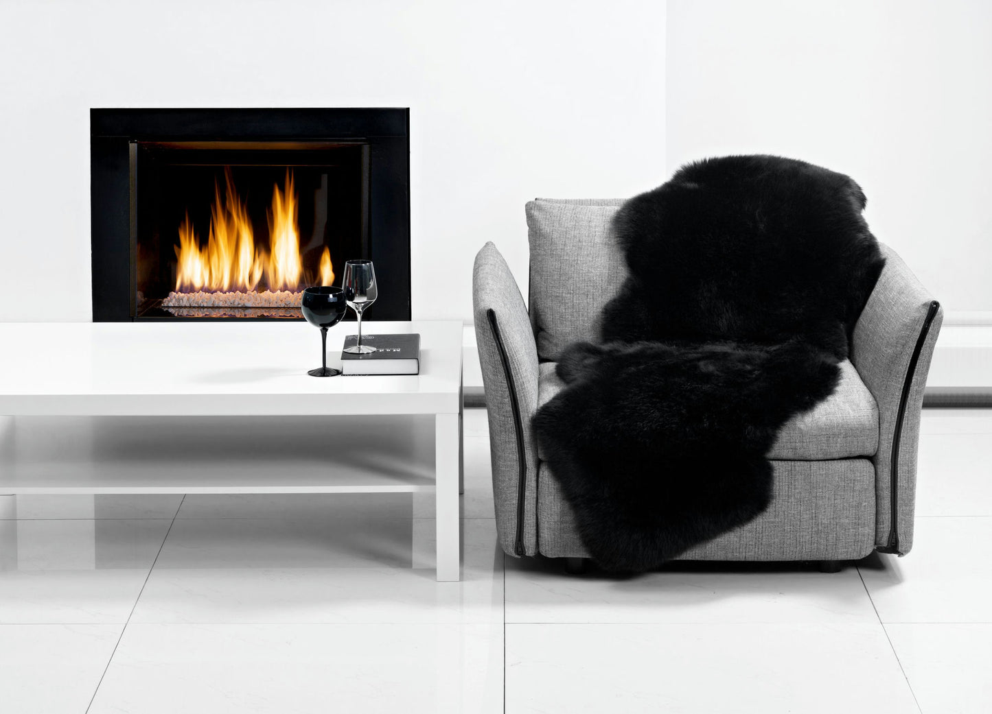 2 X 6' Double Pelt BLACK