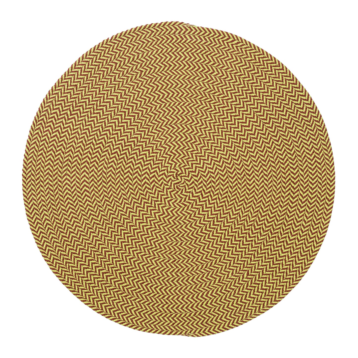 Holiday-Vibes Under Tree Reversible Round Rug - Chevron Vibe 55â€ x 55â€