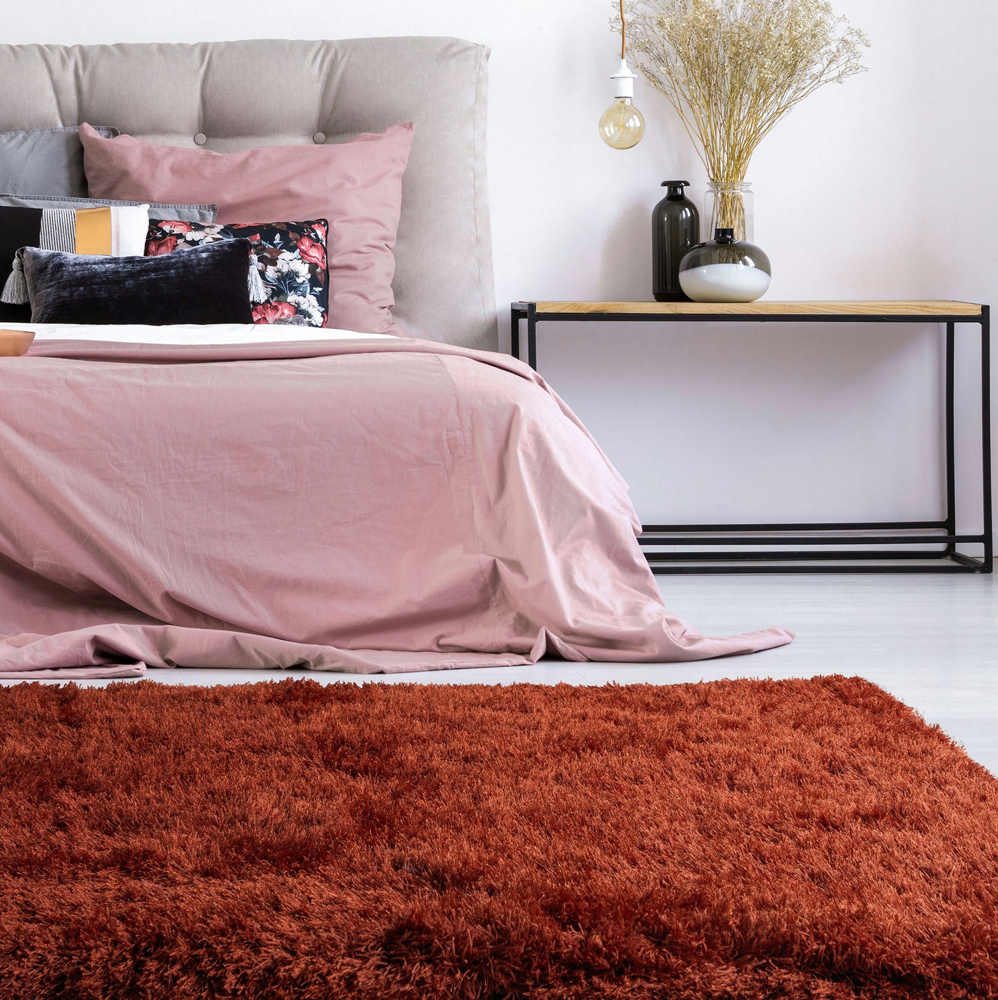 Kaleen Rinna Collection Dark Paprika Area Rug 3'6" x 5'6"