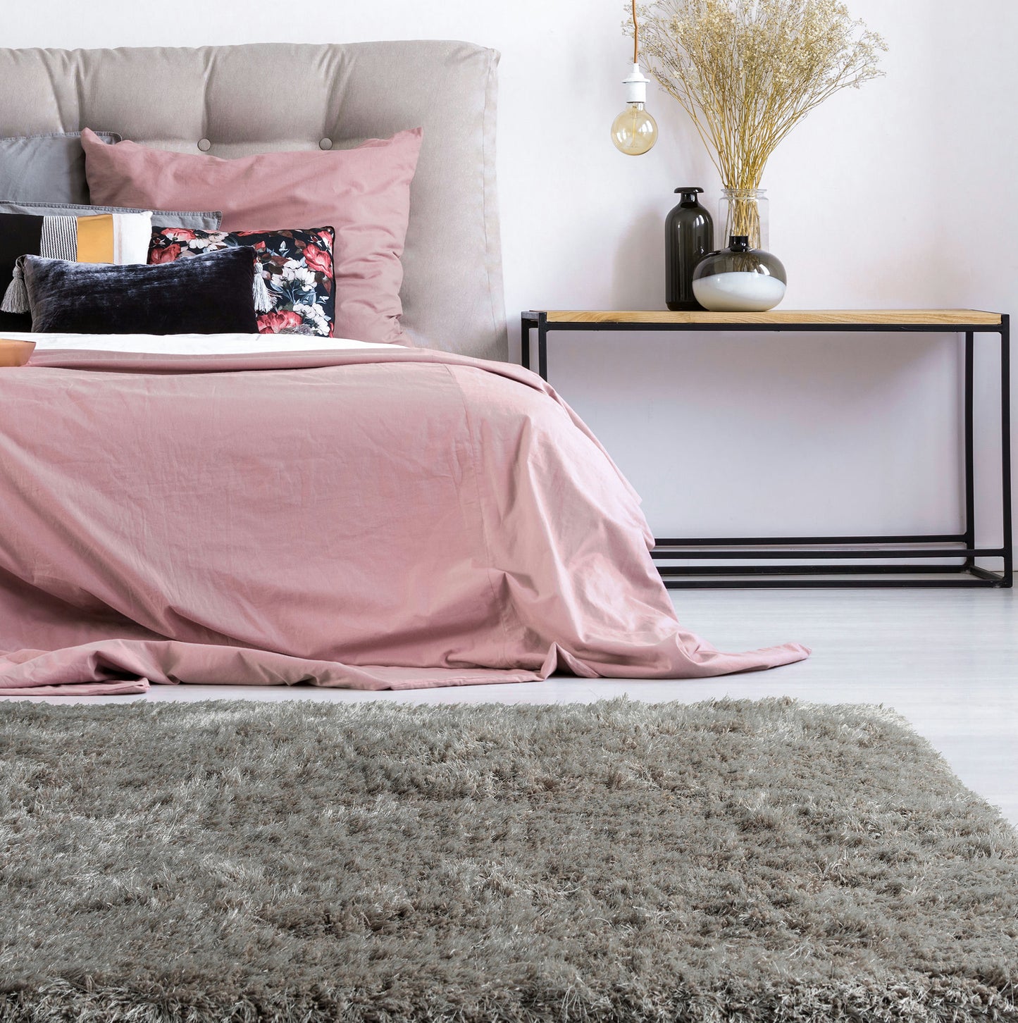 Kaleen Rinna Collection Light Silver Area Rug 9' x 13'