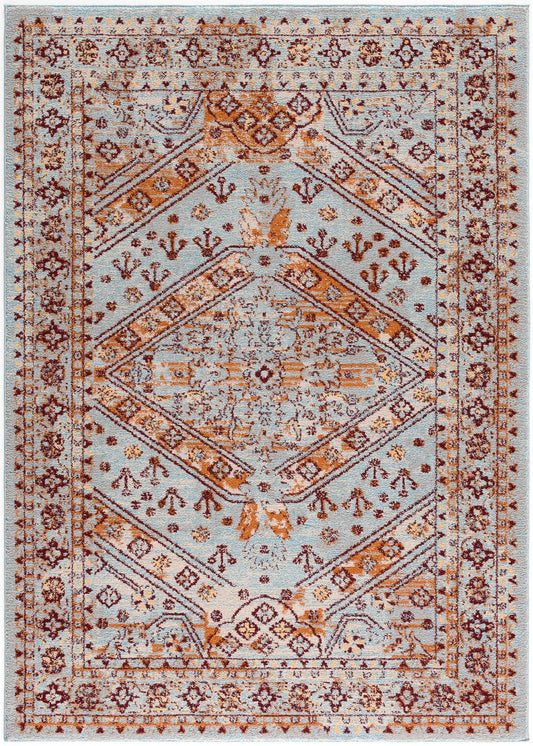 Rome-Ls10316-Blue-5.3 X 7.6 Area Rug