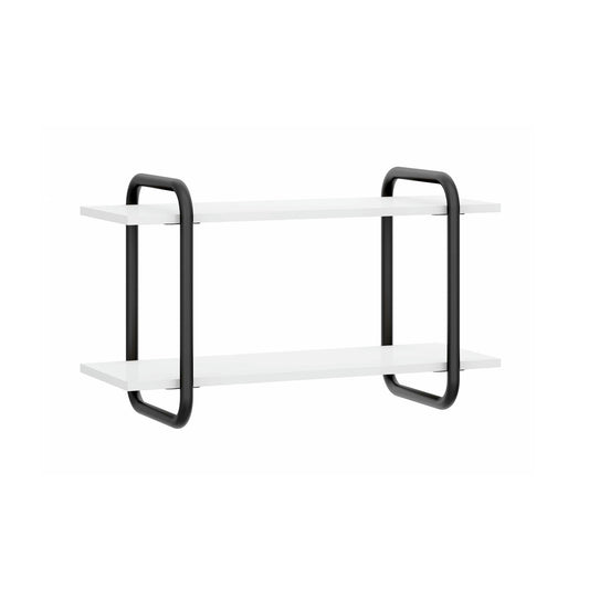 Techni Mobili Modern Floating Wall Shelves, White