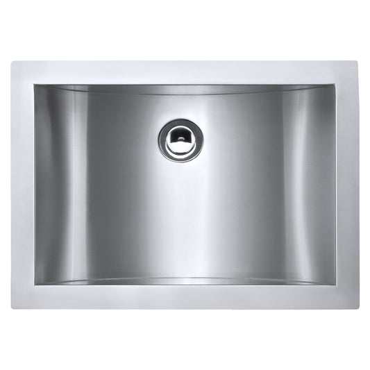 Ruvati Ariaso 20 x 14 inch Undermount Stainless Steel Bathroom Sink