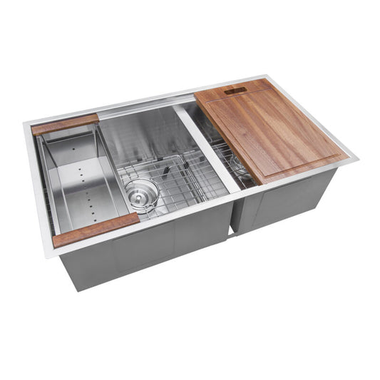 Ruvati Roma 33 x 19 inch Undermount Stainless Steel Kitchen Sink