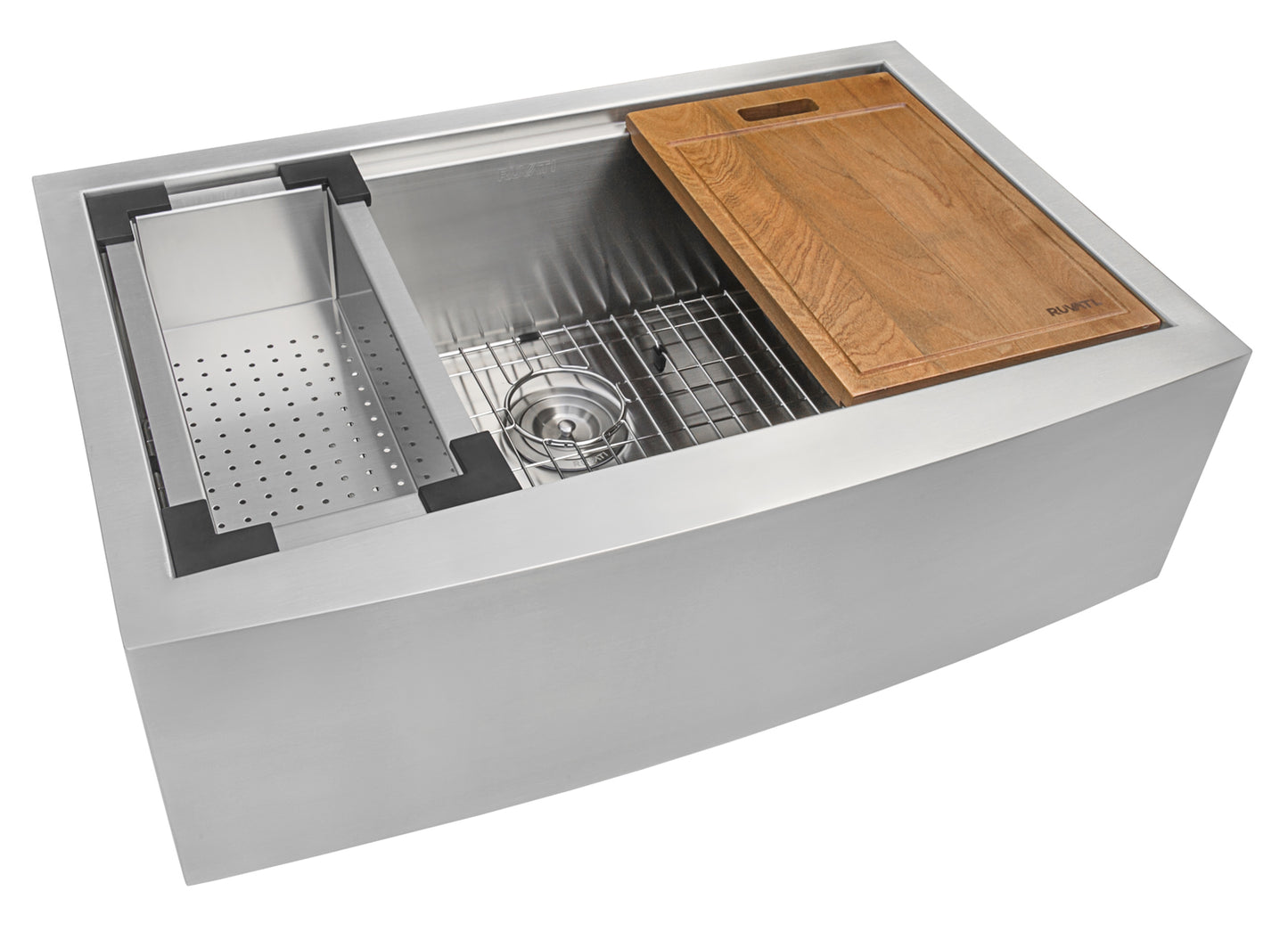 Ruvati Verona 36 x 22 inch Apron Front Stainless Steel Kitchen Sink