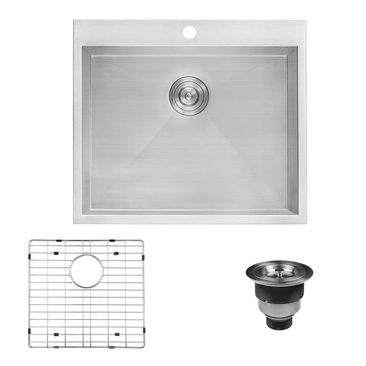 Ruvati Forma 25 x 22 inch Topmount Laundry Sink - Stainless Steel