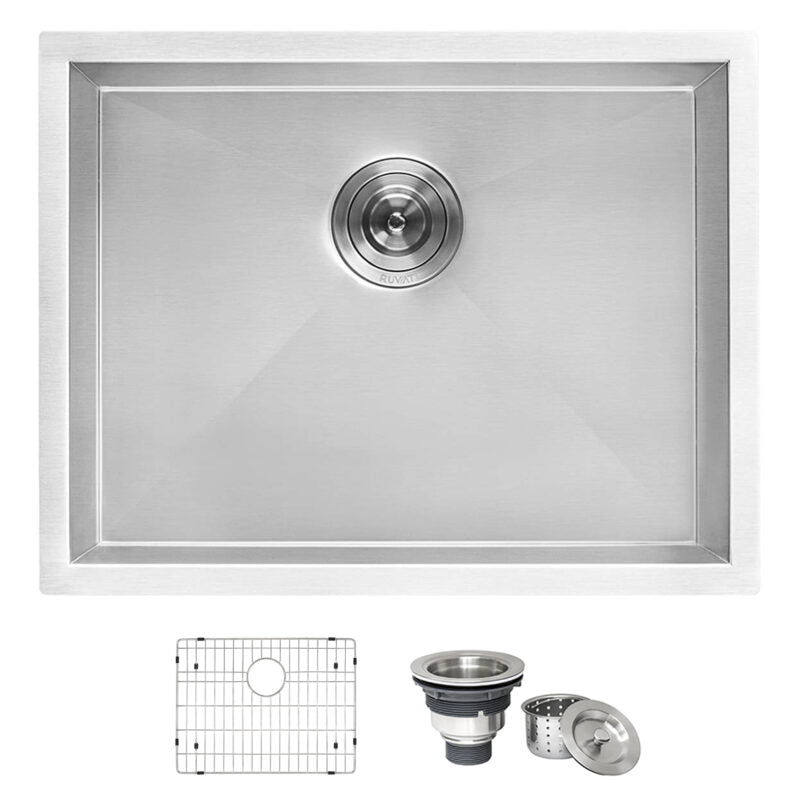 Ruvati Forma 23 x 18 inch Undermount Laundry Sink - Stainless Steel