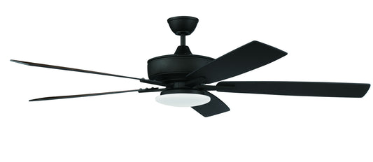 60" Super Pro Fan w/ Low Profile Light Kit & Blades in Nickel, S112ESP5-60ESPWLN