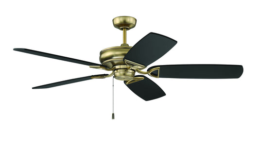 56" Supreme Air Plus Ceiling Fan in Satin Brass