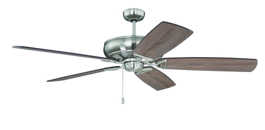 62" Supreme Air Plus Ceiling Fan in Brushed Polished Nickel