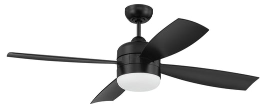 52" Sebastion, black Finish & Blades, Light kit , Blanking Plate , WiFi Control