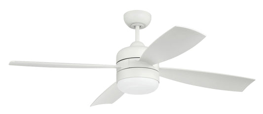 52" Sebastion, White Finish & Blades, Light kit, Blanking Plate, WiFi Control