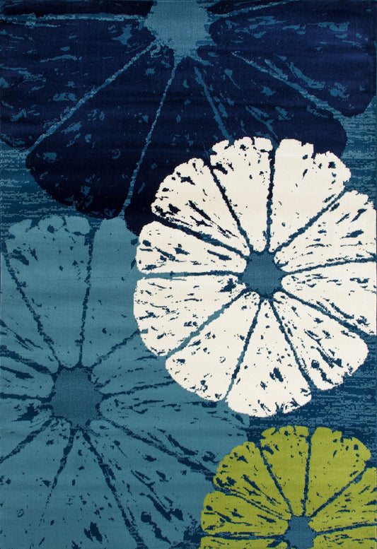 Seaport-Aro_00_004_Blue- 9 X 13 In Swatch Area Rug