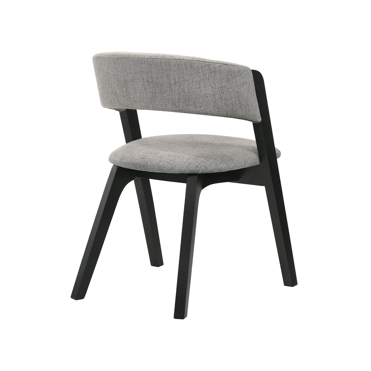 Cortina and Rowan 5 Piece Black Rectangular Dining Set