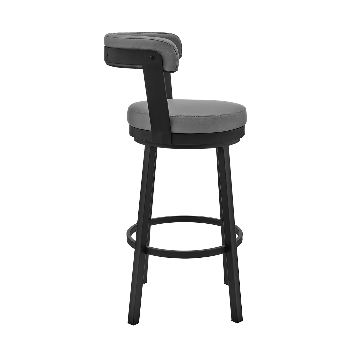 Naomi and Bryant 5-Piece Counter Height Dining Set in Black Metal