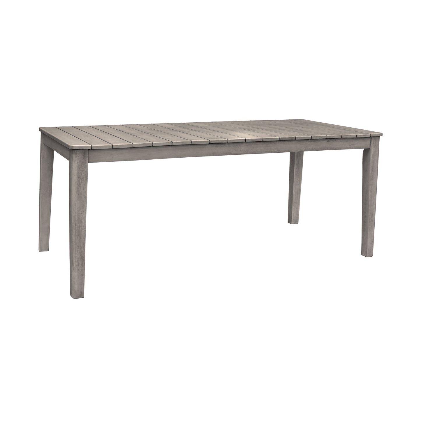 Haiti 7-Piece Patio Outdoor Dining Set in Grey Acacia Wood and Rope