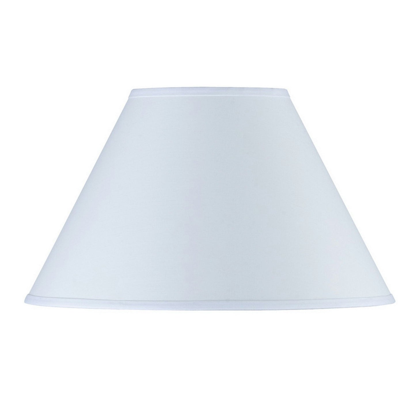 White Fabric Coolie - Lamp shades, SH-1173