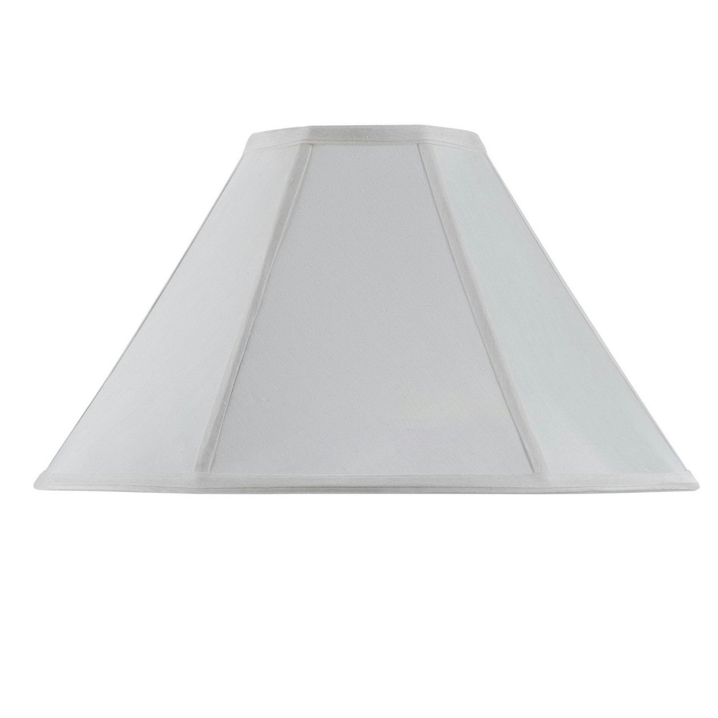 White Fabric Coolie - Lamp shades, SH-8101/15-WH