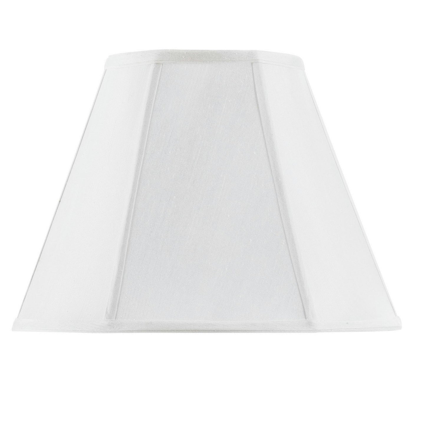 White Fabric Piped empire - Lamp shades, SH-8106/14-WH