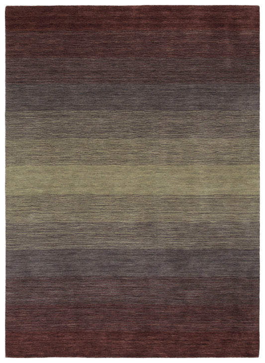 Kaleen Shades Collection Dark  Purple  Area Rug 5' x 7'6"